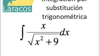 Integracion por substitucion trigonometrica ejemplo 4 [upl. by Emil]