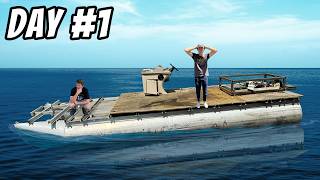 Transforming Abandoned Boat into a Houseboat  Ep 1 [upl. by Gut]