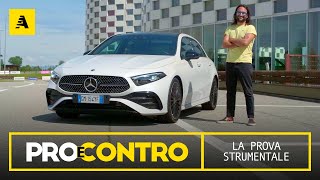 Mercedes CLASSE A restyling 2023 meglio di una A3  PROVA STRUMENTALE  PRO e CONTRO [upl. by Schaeffer208]