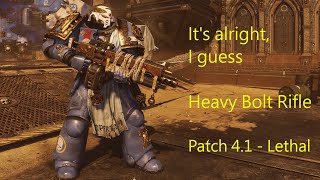 Not Bad But Could Use Another Buff  Heavy Bolt Rifle  Patch 41  Space Marine 2  Lethal [upl. by Olenka]