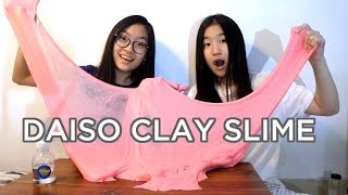 MAKING DAISO CLAY SLIME ft Adel Ivanka [upl. by Anneehs]