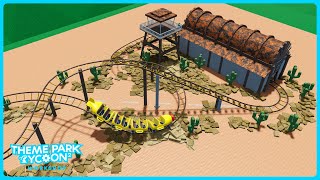 Western Airfield Junior Coaster Blueprint in Theme Park Tycoon 2 [upl. by Ubald]