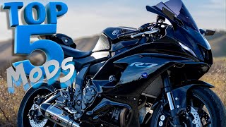 Top 5 Upgrades Yamaha R7 [upl. by Aihseuqram]