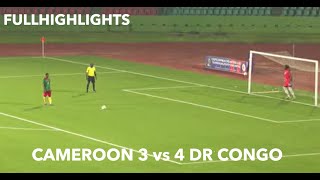 Cameroon 3 vs 4 DR Congo UNIFFAC U20 Africa Nations 2025 Qualifiers Penalties Highlights amp Goals [upl. by Jansen594]