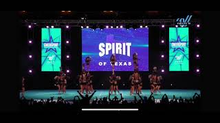 spirit of texas ATEAM  cheersport day two [upl. by Annoyk847]