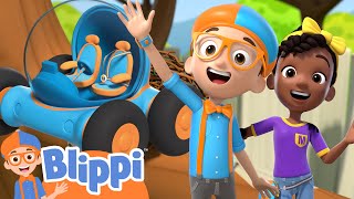 Blippi amp Meekahs Road To The Rain Forest  Blippi amp Meekah Challenges and Games for Kids [upl. by Alleoj]