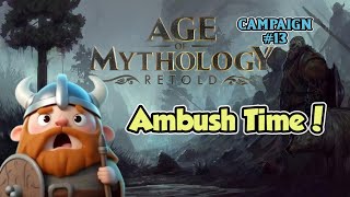 Building Towers amp Ambushing Clan Leaders in Age of Mythology Retold ⚒️⚔️ [upl. by Navillus]