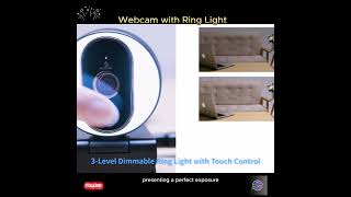 NexiGo N680E 1080P Webcam with Ring Light webcam webcamera [upl. by Casta]