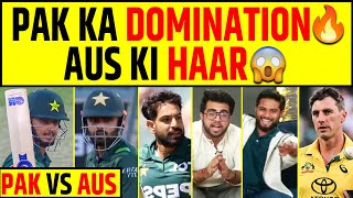 PAK VS AUS 2ND ODI AUSTRALIA KO PAKISTAN NE ROUNDAHARIS RAUF SAIM AYUB KE AAGE AUS NE TEKE GHUTNE [upl. by Doty]