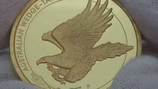 2oz WedgeTailed Eagle High Relief Gold Proof Coin [upl. by Betthel384]