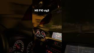 M5 F10 stage 3 hitting the rev limiter  powersliding [upl. by Mokas]