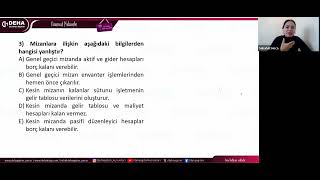 Serbest Muhasebeci Mali Müşavirsmmm Staja Giriş Sınavı sgs Finansal muhasebe son hamle dersi [upl. by Stoddart]