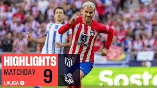 Resumen de Atlético de Madrid vs Real Sociedad 21 [upl. by Rains]