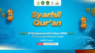 MTQN 2024 KALTIM  SYARHIL QURAN  VENUE MAN 2 SAMARINDA [upl. by Dare]