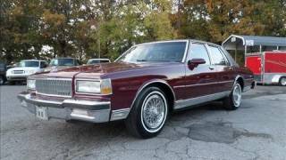 1989 Chevrolet Caprice Classic Brougham Start Up Exhaust and In Depth Tour [upl. by Eerased]