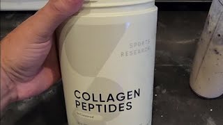 Sports Research Collagen Peptides  Hydrolyzed Type 1 amp 3 Collagen Powder Protein Honest Review [upl. by Staci479]