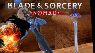 links MASTER SWORD MOD IN BLADES And SORCERY [upl. by Mae]