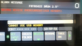 Cannot use usb memory  SR1956 Device Overcurrent USB MEMORY Alarm Solution  Fanuc  CNC [upl. by Octavus]