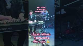 Dirty Loops plays through mic holder issue shorts dirtyloops micstand jonahnilsson breakdown [upl. by Kienan]