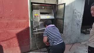 Automatic poultry depilation machine customer site [upl. by Suirtimed]