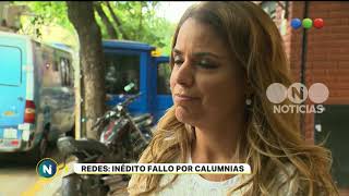 Redes inédito fallo por calumnias  Telefe Noticias [upl. by Ayikaz859]