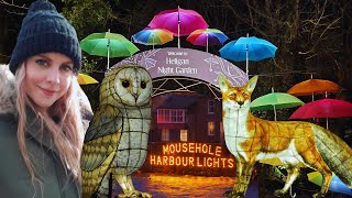 A Winter of Rain Lights amp Cornish Legend  Heligan Night Garden amp The Mousehole Cat [upl. by Pawsner]