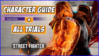 Ken Moves and Character Guide Combo Trials  Street Fighter 6 [upl. by Hgielram]