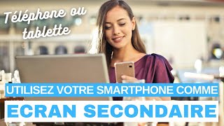 🖥 Utilisez votre SMARTPHONE ou TABLETTE comme écran SECONDAIRE avec Spacedesk [upl. by Rubetta]