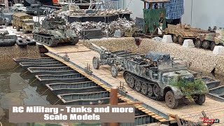 Amazing RC Military Models and Sound Scale Models Tanks WW1 amp WW2  Tiger Sherman Schützenpanzer [upl. by Jaquenette]