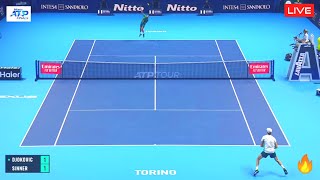 DJOKOVIC vs SINNER  ATP Finals 2023 Final  LIVE Tennis PlaybyPlay Stream [upl. by Uos216]