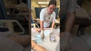 Foley Catheter Insertion by Paige [upl. by Nnomae808]