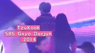 BANGTWICE Jungkook ll Tzuyu  181225 SBS Gayo Daejun [upl. by Annel]