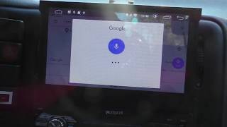 How to use Google maps voice command on single din flip out head unit [upl. by Ilan]