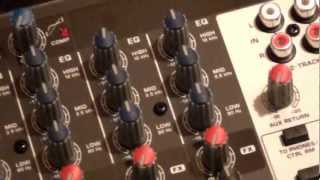 Обзор микшерного пульта Behringer Xenyx Q802Usb [upl. by Ylra57]