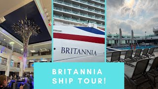 A Whistle Stop Tour of Britannia  Cruise Ship Tour [upl. by Peggie]