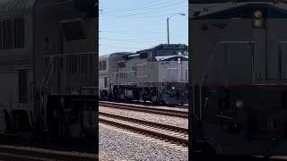 Amtrak 503 leads on A573 at the double crossing ￼ [upl. by Icnan]