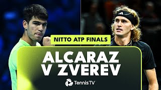 Carlos Alcaraz vs Alexander Zverev Match Highlights  Nitto ATP Finals 2023 [upl. by Babbette236]