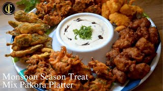 Mix pakoda banane ki recipe  Aloo pakora recipe  Mix aloo brinjal pakoda kaise banate hain [upl. by Lauhsoj]