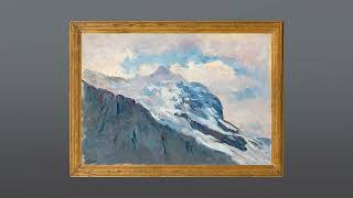 Obra 46 Cumbre de Silberhorn desde Kleine Scheidegg Aureliano de Beruete y Moret 1907 [upl. by Navetse732]