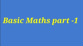 Basic maths basic maths starting topic Digit NumberNatural NumberWhole Number Part 1 [upl. by Goodman]