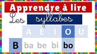 Apprendre à lire  les Syllabes [upl. by Skinner]