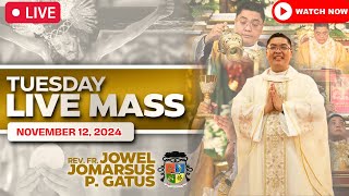 TUESDAY FILIPINO LIVE MASS TODAY II NOVEMBER 12 2024 II FR JOWEL JOMARSUS GATUS [upl. by Ready367]