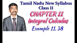 Class 11 Example 1138  Integral Calculus  Tamil Nadu New Syllabus [upl. by Aenil]