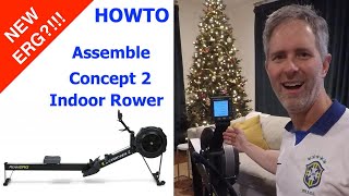 Concept 2 Indoor Rowing Machine HowtoAssemble [upl. by Kcirddor]