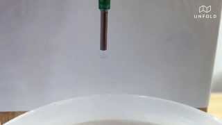 Water drop extrude and retract test using Viscotec Preeflow valve [upl. by Ssyla727]