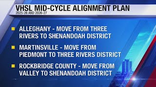 Alleghany Martinsville and Rockbridge County High Schools to change sports districts [upl. by Mukerji]