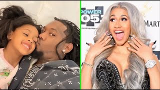 Cardi B Shared Hilarious Moments Of Her Daughter Kulture and Husband Offset Daddy Daughter Love [upl. by Adlev]