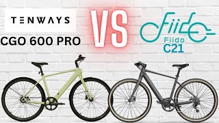 Tenways CGO 600 Pro VS Fiido C21  Günstige EBikes im Vergleich [upl. by Romalda]