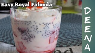 How to make Easy Royal Falooda  Falooda Recipe [upl. by Ainevul11]