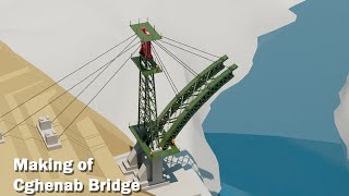 Making of chenab bridge  Sentence behind Structure chenabbridge [upl. by Cozza182]